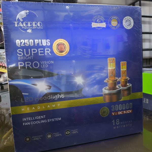 هدلایت Q250 Plus Super Bright | نور فوق‌العاده قوی، نصب آسان، مناسب انواع خودرو
