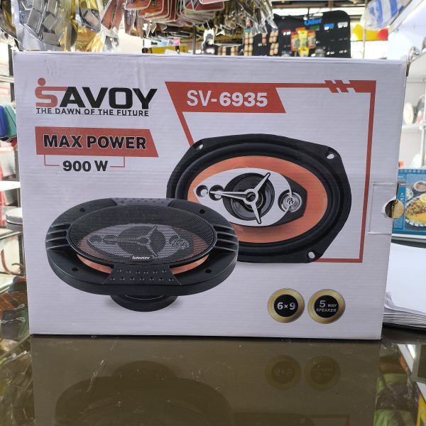 باند خربزه‌ای Savoy Max Power 900W | سیستم صوتی خودرو با قدرت بی‌نظیر