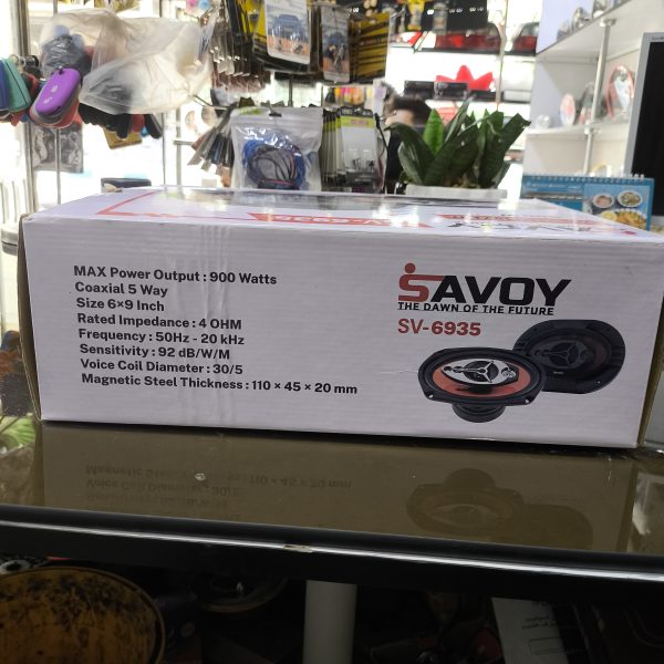 باند خربزه‌ای Savoy Max Power 900W | سیستم صوتی خودرو با قدرت بی‌نظیر - تصویر 3